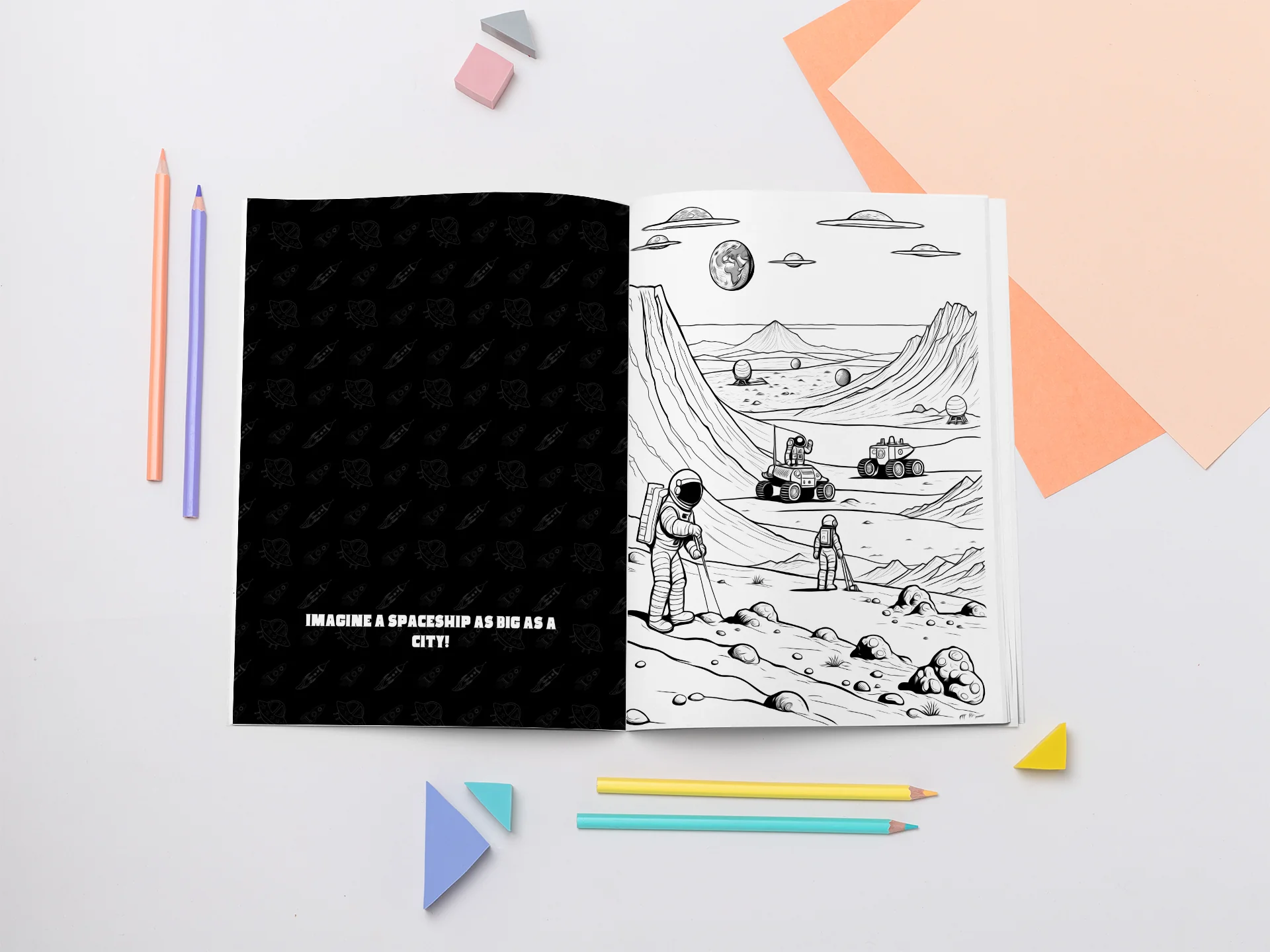 Starship Canvas – A Universe of Colors detail image